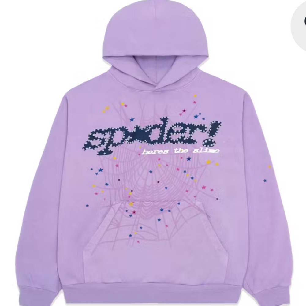 Sp5der Açaí hoodie sweatshirt medium NWT